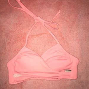 wrap halter bikini top